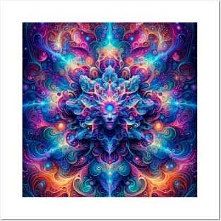 trippy sacred geometry Posters and Art